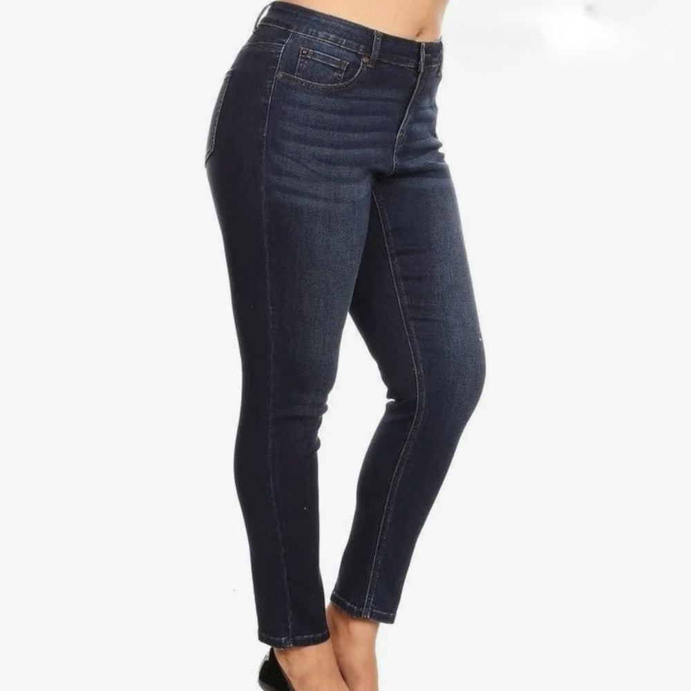 INC International Concepts Skinny Leg Curvy Fit Jeans 10